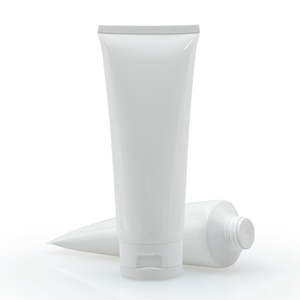 Custom Eco-Friendly Soft White <b>Plastic</b> <b>Tubes</b> for Skin Care 5ml to 50ml Capacity Flip Top Screw Cap with Squeeze Function - Product Image 3