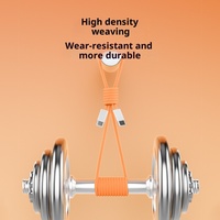 Câble de données à charge rapide PD60W en nylon tressé orange compatible avec les appareils Type-C 17/16/15