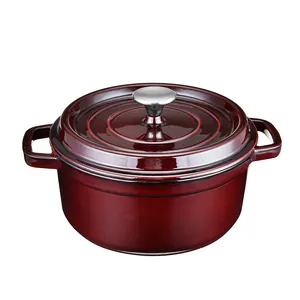 best quality Chinese non-stick enamel cast iron casserole for home/restaurant cookware