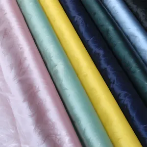 105 gsm textiles Polyester pongé tissu pour femmes vêtements 100% Polyester coton