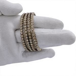 Luxury Gold Plated Bangles Set Indian Bridal Wedding Party Anniversary Gift for Women - Product Image 1