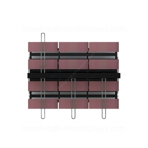 Expositor Modular para Productos Sexuales para Adultos con Ganchos y Estantes Acrílicos, Soporte de Metal de Doble Cara para Novedades, Juguetes, CD y DVD - Product Image 5