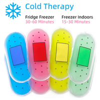 Compresse chaude/froide réutilisable en gel PVC de style bandage, vente en gros d'usine, pour enfants, soulagement de la douleur par le froid, marque Badu