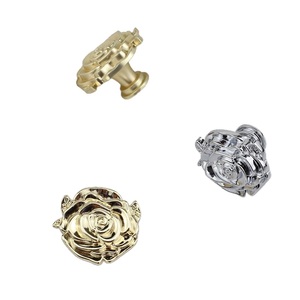 Nordic Personality Rose Single Hole Solid Zinc Alloy Cabinet Door Handle Creative French Light Luxury Minimalist Durable Design - Product Image 3