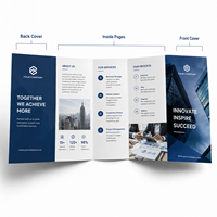 Impression de brochures personnalisées à trois volets |   Dépliants de marketing personnalisés, brochures commerciales et prospectus promotionnels