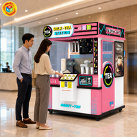 Distributeur automatique de bubble tea à monnayeur avec écran tactile et surveillance à distance, approvisionnement direct usine, logo personnalisé MXF