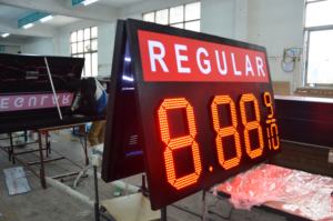 Per esterni 7 segmenti prezzo del carburante 888 9/10 segno Led 12 <span class=keywords><strong>15</strong></span> 18 20 22 24 32 pollici normale Diesel rosso verde <span class=keywords><strong>15</strong></span> pollici prezzo del carburante segno LED - Product Image 4