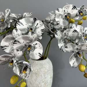 Orquídea <span class=keywords><strong>Vanda</strong></span> Artificial de Alta Calidad con 9 Cabezas, Impresa en 3D, Decoración de Alta Gama para Sala de Estar y Hogar - Product Image 3