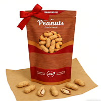 Emballage personnalisé Doypack à fermeture éclair supérieure pour fruits secs, sachet pour cacahuètes, noix de pin, cacahuètes mélangées, noix de cajou