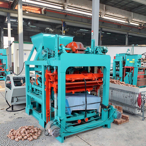 Macchina Automatica per la Produzione di Mattoni Qt4-25, Macchina Semi-Automatica per Blocchi Forati, Macchinario per Mattoni in Cemento Autobloccanti - Product Image 2