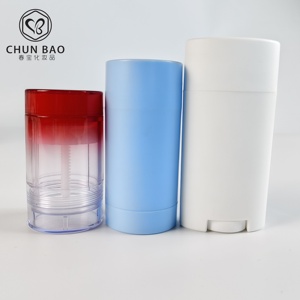 50g 75g Empty Cosmetic Packaging Plastic Twist <strong>up</strong> <strong>Roll</strong>-on Gel Sunscreen Stick Refillable <strong>Deodorant</strong> <strong>Container</strong> - Product Image 5