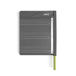 JACC 12 인치 단두대 종이 커터 사무실 종이 트리머 수동 종이 커터 A4 크기 IDPC005