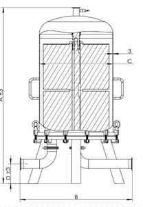 SS 316L Lenticulaire Boîtier de <span class=keywords><strong>Filtre</strong></span> pour la Filtration De La Bière pour Remplacer Plaque Cadre <span class=keywords><strong>Filtre</strong></span> et <span class=keywords><strong>Filtre</strong></span> À Diatomées - Product Image 4
