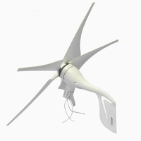 Éolienne à axe horizontal 2000W 2kW 48V 96V à démarrage à faible vitesse de vent, générateur d'énergie éolienne domestique pour usage résidentiel