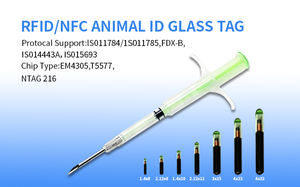 Top ehrlichkeit Implant ierbarer RFID-Hochfrequenz-Chip für Tier katzen und Hunde Ein-/Ausgang Glasröhren anhänger 134,2 kHz - Product Image 6