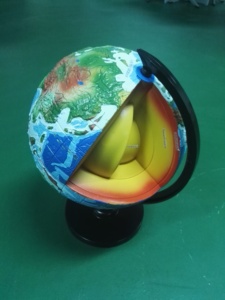 Gelsonlab HSGA-017 Geography Table Decor Desktop <strong>Globe</strong> <strong>Rotating</strong> World Earth <strong>Globes</strong> Plastic White Filling <strong>Globe</strong> - Product Image 3