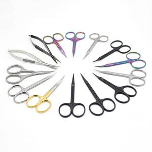 Professional Beauty Stainless Steel <b>Cuticle</b> <b>Scissors</b> with Extra Fine Curved Blades and Sharp Cutting Surface for Nail Care - Product Image 1