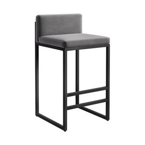 Modern Metal Bar <b>Stool</b> Sturdy Aluminum Frame Water Resistant for Hotel Dining <b>Outdoor</b> Kitchen Islands Commercial Restaurant - Product Image 5