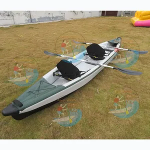 Oceano Mare Gonfiabile Doppio 2 Persona Kayak Da Pesca Paddle Kayak Produttore PVC Doppio Strato gonfiabile