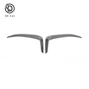 Garniture de couvercle de phare antibrouillard avant en Fiber de carbone brillant pour 2021 <span class=keywords><strong>2022</strong></span> 2023 <span class=keywords><strong>Ford</strong></span> <span class=keywords><strong>Mustang</strong></span> <span class=keywords><strong>Mach</strong></span>-<span class=keywords><strong>E</strong></span> USA Type garniture de phare antibrouillard de pare-chocs - Product Image 1