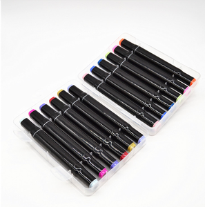 Rotuladores oleosos de alcohol de doble cabeza populares, 12 en caja, marcadores de diseño arquitectónico pintados a mano, marcadores de dibujo para estudiantes - Product Image 5