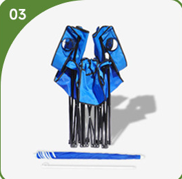Silla Plegable <span class=keywords><strong>de</strong></span> Hierro Ligera y Portátil para 2 Personas, con Toldo Grande Moderno, <span class=keywords><strong>de</strong></span> Alta Calidad, para Parques, Escuelas y Muebles <span class=keywords><strong>de</strong></span> Exterior - Product Image 5
