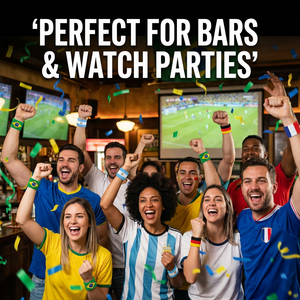 Bandiera Nazionale per Coppa <span class=keywords><strong>del</strong></span> <span class=keywords><strong>Mondo</strong></span> di Calcio, Bandiera da Sventolare a Mano 14x21cm in Poliestere con Asta per Tifosi di USA, Canada, Messico, Souvenir per Partite di Calcio - Product Image 2