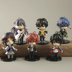 6 pièces/ensemble 9 cm Figurine d'anime Hypnosis Microphone Ichiro Aohitsugi Rosho Sasara Jouets Figurine de manga de dessin animé - Product Image 2