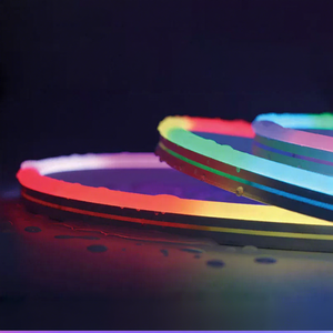 Tira de LED RGB de 8x16mm, color neón, DC12V, IP67, impermeable, rollo de 5M, para iluminación de exteriores, contornos de edificios y paisajes. - Product Image 1