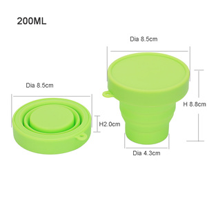 Taza Menstrual de silicona plegable ecológica, taza esterilizadora, venta al por mayor - Product Image 6