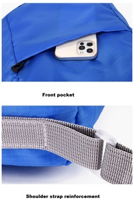 Unisex Lightweight Oxford Cloth PVC <b>Drawstring</b> <b>Backpack</b> Customized Sports Fitness Gear Waterproof Feature Basketball Fashion - Product Image 4