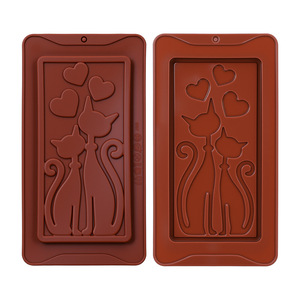 Cetakan Cokelat Anti Lengket Cetakan Cokelat Silikon Food Grade Cetakan Dalam untuk Permen Pistachio Dubai Camilan - Product Image 5