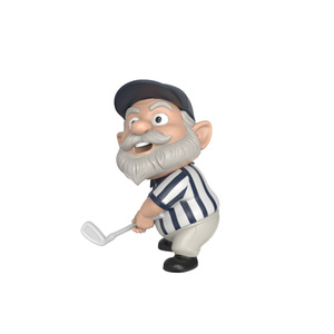 Statuetta Personalizzata di Golfista in Resina di Lusso Dipinta a Mano con Alta Fedeltà Realistica per Decorazione Scrivania e Collezionismo - Product Image 1