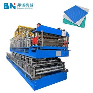 600 630 660 Golfplaten Rolvormmachine <span class=keywords><strong>Japan</strong></span> Motor-Kerncomponenten Motortegels Maken Machines - Product Image 3