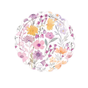 Juego de Vajilla Desechable DAMAI con Diseño de Flores Primaverales, Platos, Vasos y Servilletas de Papel para Fiestas de Cumpleaños - Product Image 3