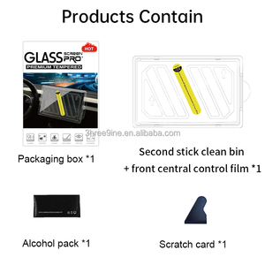 Protection d'écran en verre trempé mat 9H à couverture intégrale pour Tesla Model Y 2025/2026 Model 3 - Product Image 4