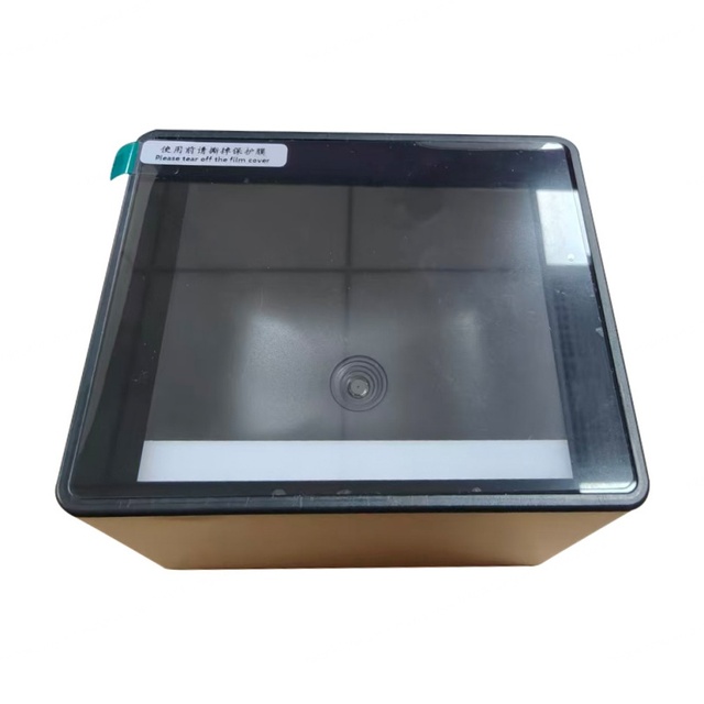 TOTINFO Desktop Fixed Mount 1D/2D QR Barcode Scanner for OEM Integration With USB RS232 Interface DCS20 Black