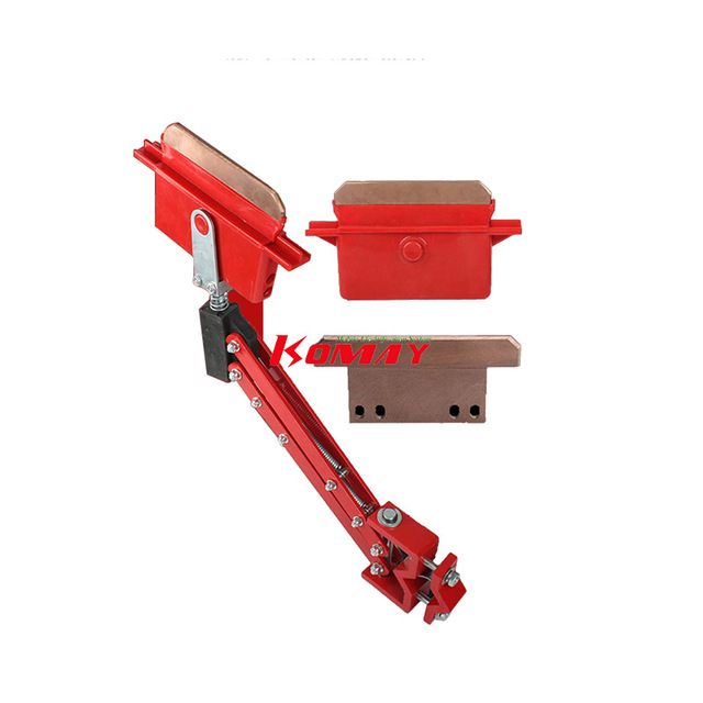 KOMAY Single Pole Conductor bar Carbon Brush Current Collector for Overhead Crane Parts Busbar