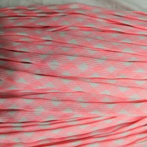 Cordones de tela de poliéster planos con estampado de diamantes de colores de 10 mm, estilo nuevo YS, para zapatos casuales y de entrenamiento. - Product Image 2