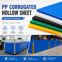 Plaque alvéolaire en PP 2-12 mm, taille personnalisée, plastique ondulé imperméable pour la protection des sols de construction