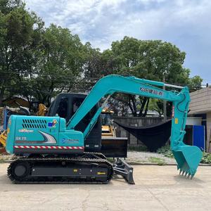 Excavadora hidráulica agrícola de bajo precio Kobelco SK75-8, excavadora pequeña de cadenas de 7 toneladas, envío gratis, nuevo modelo SK75 - Product Image 4