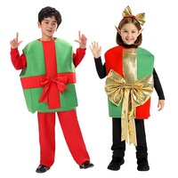 Costume de Noël Echo pour enfants unisexe en polyester, tenue de performance, coffret cadeau, ensemble de déguisement pour fête, festival, scène