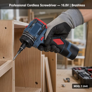 <span class=keywords><strong>Tournevis</strong></span> sans fil pour l'assemblage de meubles |   <span class=keywords><strong>Tournevis</strong></span> électrique sans balais 16,8 V pour le bricolage |   Kit d'outils de réparation domestique LED 45N.m - Product Image 1