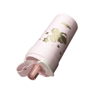 Tasse à poignée portable <span class=keywords><strong>Mickey</strong></span> Minnie en acier inoxydable de grande valeur avec double boisson et paille mignonne pour le <span class=keywords><strong>café</strong></span> et les canettes thermos - Product Image 5