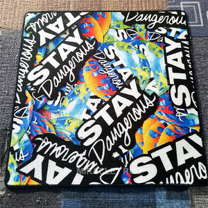 Alfombra Reversible tejida a mano con forma de <span class=keywords><strong>Anime</strong></span>, <span class=keywords><strong>DVD</strong></span>, sublimación, impresión 3D, disco de videojuego, alfombra circular para sala de estar, alfombras personalizadas - Product Image 5