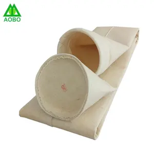 Sacos de filtro Nomex Meta Aramid 160x3000mm, mangas de filtro do coletor de poeira