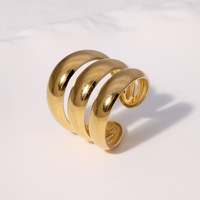 Boucles d'oreilles clipsables Gaovo Premium haut de gamme, effet bouffant, avec zirconiums cubiques blancs, en acier inoxydable résistant au ternissement, bijoux de mode pour femmes, vente en gros