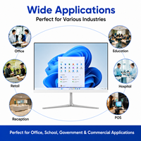PC Todo en Uno de 24 Pulgadas, Intel Core I3/i5/i7, Doble Núcleo, SSD, Pantalla IPS, Kiosco POS Comercial, Oficina, OEM/ODM
