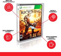 Boîte acrylique à couvercle coulissant pour Sony Playstation DVD Wii Gamecube PS2 Xbox360