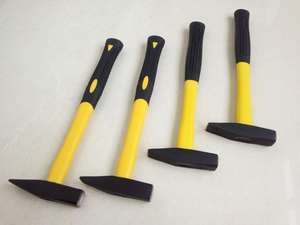 300G 45 # acero forjado fibra recubierta mango de plástico fitter hammer, martillo triturador de piedra - Product Image 5